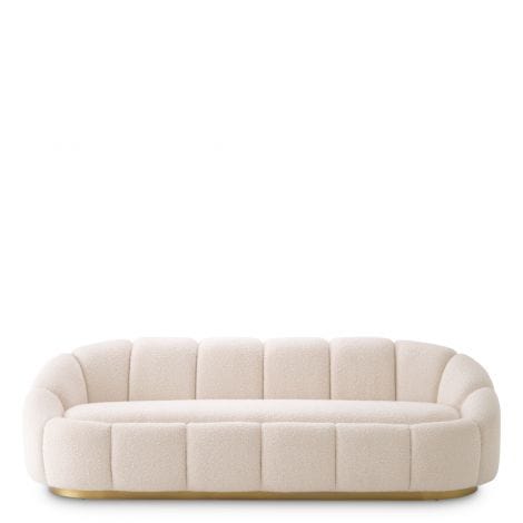 Eichholtz Living Sofa Inger Bouclé cream House of Isabella UK