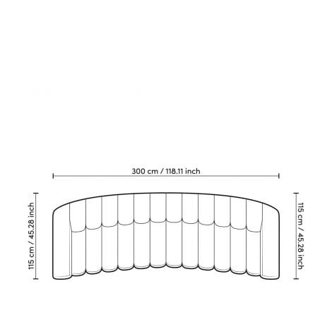 Eichholtz Living Sofa Kelly L Bouclé Black House of Isabella UK