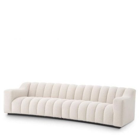 Eichholtz Living Sofa Kelly L Bouclé Cream House of Isabella UK