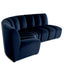 Eichholtz Living Sofa Lando corner Savona midnight blue velvet House of Isabella UK