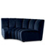 Eichholtz Living Sofa Lando corner Savona midnight blue velvet House of Isabella UK
