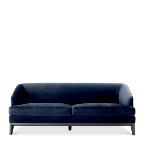 Eichholtz Living Sofa Monterey - Savona Midnight Blue Velvet House of Isabella UK