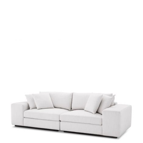 Eichholtz Living Sofa Vista Grande - Avalon White with Black Base House of Isabella UK
