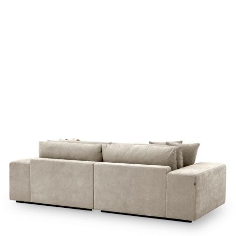 Eichholtz Living Sofa Vista Grande - Clarck Sand with Black Base House of Isabella UK
