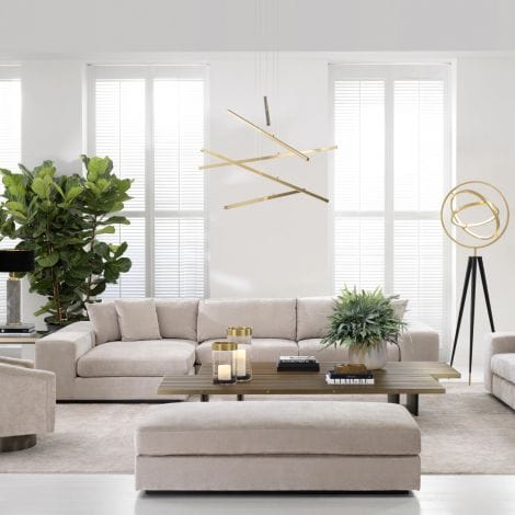 Eichholtz Living Sofa Vista Grande Lounge Sand House of Isabella UK