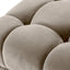 Eichholtz Living Stool Sienna Greige Velvet House of Isabella UK