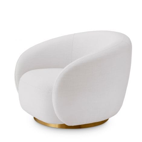Eichholtz Living Swivel Chair Brice Avalon white House of Isabella UK