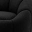 Eichholtz Living Swivel Chair Inger Bouclé Black House of Isabella UK