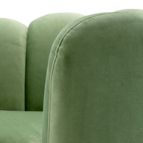 Eichholtz Living Swivel Chair Mirage - Savona Pistache Green Velvet House of Isabella UK
