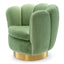 Eichholtz Living Swivel Chair Mirage - Savona Pistache Green Velvet House of Isabella UK