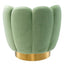 Eichholtz Living Swivel Chair Mirage - Savona Pistache Green Velvet House of Isabella UK