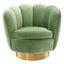 Eichholtz Living Swivel Chair Mirage - Savona Pistache Green Velvet House of Isabella UK
