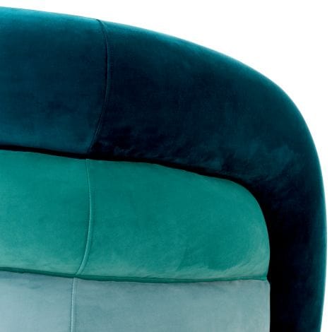 Eichholtz Living Swivel Chair Novelle Savona sea green velvet | savona turquoise velvet | savona blue velvet | swivel base House of Isabella UK