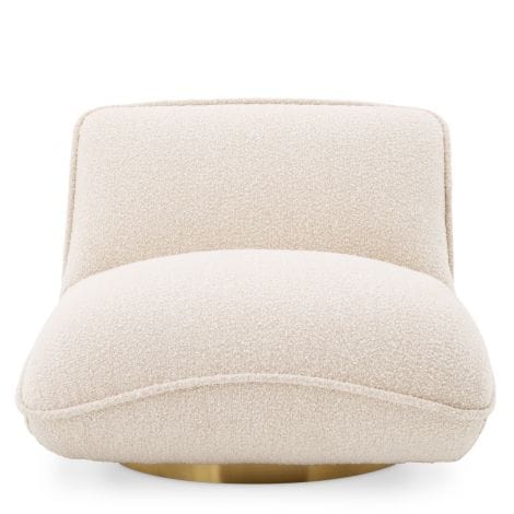 Eichholtz Living Swivel Chair Relax BouclÃ© cream House of Isabella UK