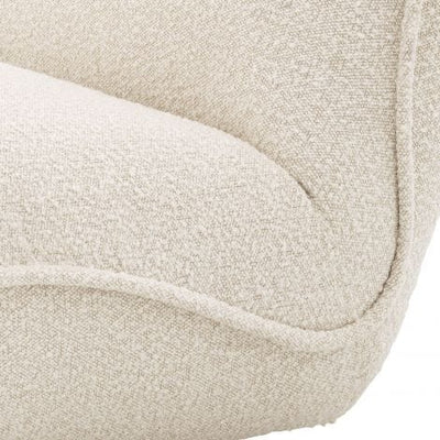 Eichholtz Living Swivel Chair Relax Bouclé cream House of Isabella UK