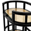 Eichholtz Living Trolley Bahamas - Natural Cane & Black House of Isabella UK