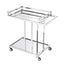 Eichholtz Living Trolley Beverly Hills - Polished Stainless Steel House of Isabella UK