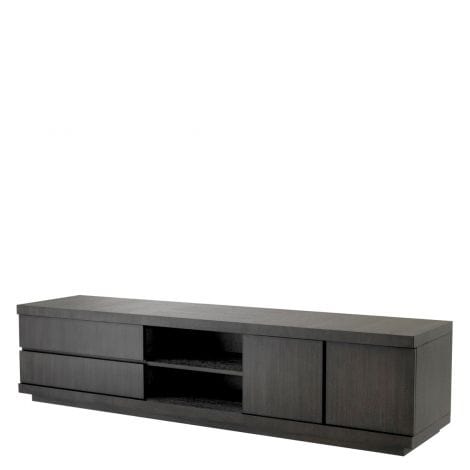 Eichholtz Living TV Cabinet Crosby Charcoal Oak House of Isabella UK