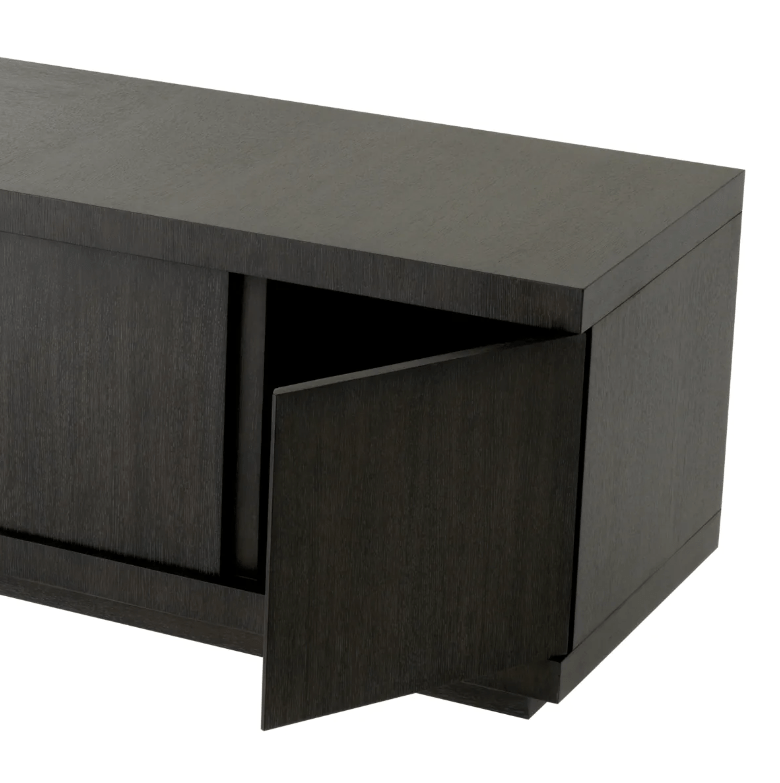 Eichholtz Living TV Cabinet Crosby Charcoal Oak House of Isabella UK