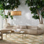 Eichholtz Living Valente Beige Faux Leather Sofa House of Isabella UK