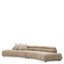 Eichholtz Living Valente Beige Faux Leather Sofa House of Isabella UK