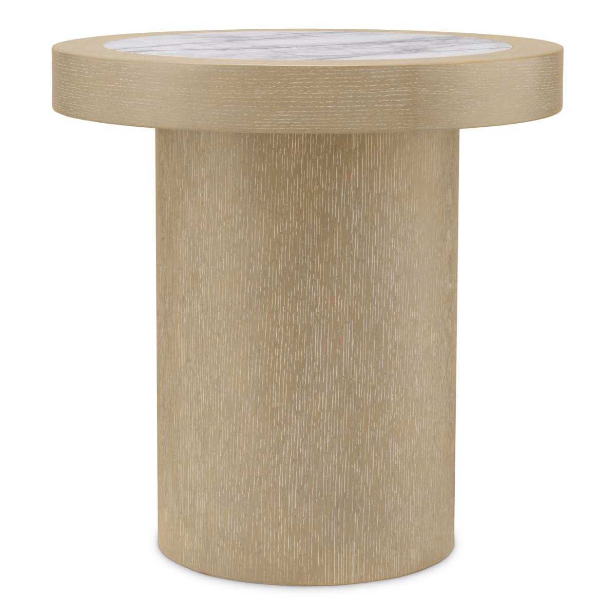 Eichholtz Living Washed Oak Veneer Side Table Presedio House of Isabella UK