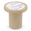 Eichholtz Living Washed Oak Veneer Side Table Presedio House of Isabella UK