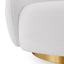 Eichholtz Living White Swivel Chair Brice Avalon House of Isabella UK