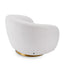 Eichholtz Living White Swivel Chair Brice Avalon House of Isabella UK