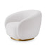Eichholtz Living White Swivel Chair Brice Avalon House of Isabella UK