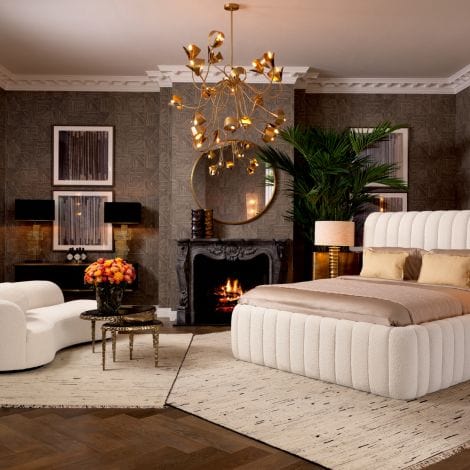 Eichholtz Sleeping Bed Frame Sycamore House of Isabella UK