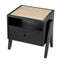 Eichholtz Sleeping Bedside Table Latour Black House of Isabella UK