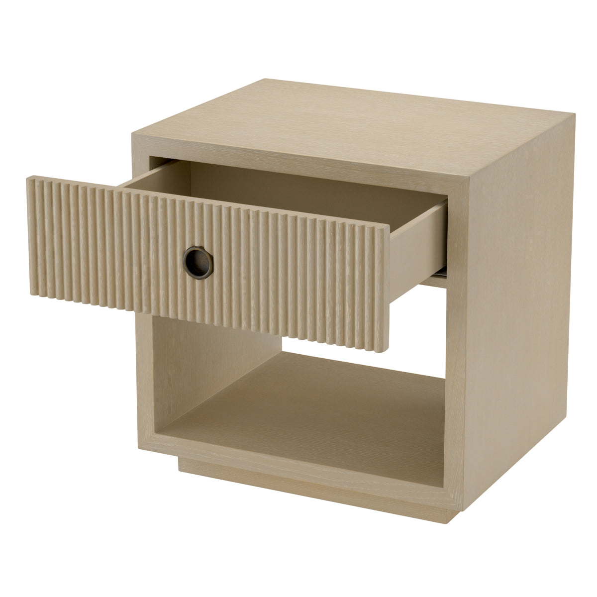 Eichholtz Sleeping Washed Oak Veneer Nightstand Dimitrios House of Isabella UK