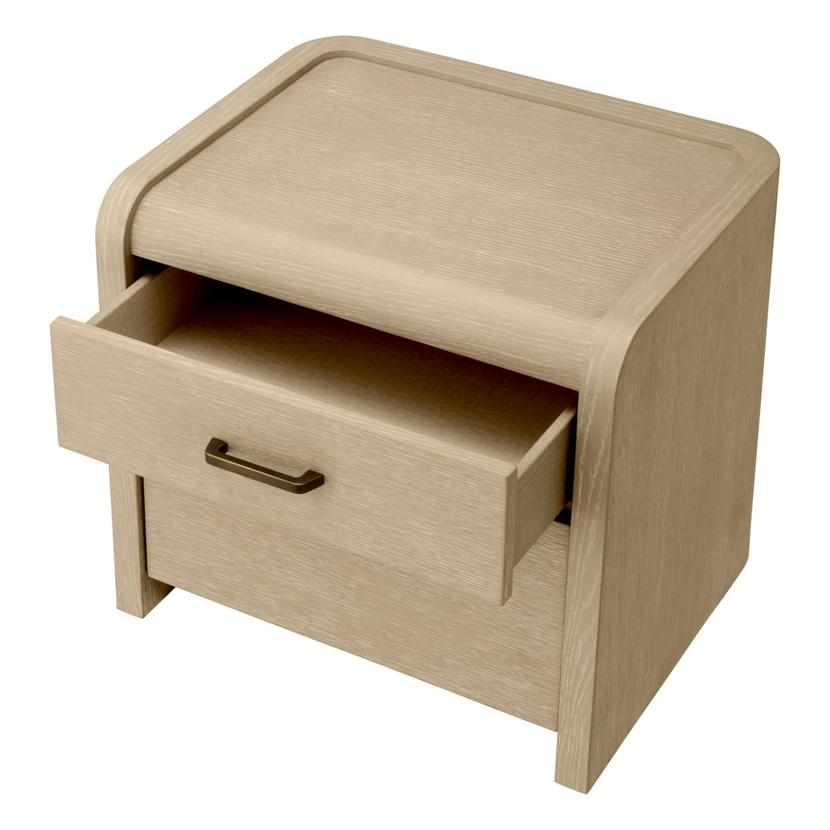 Eichholtz Sleeping Washed Oak Veneer Nightstand Joane House of Isabella UK
