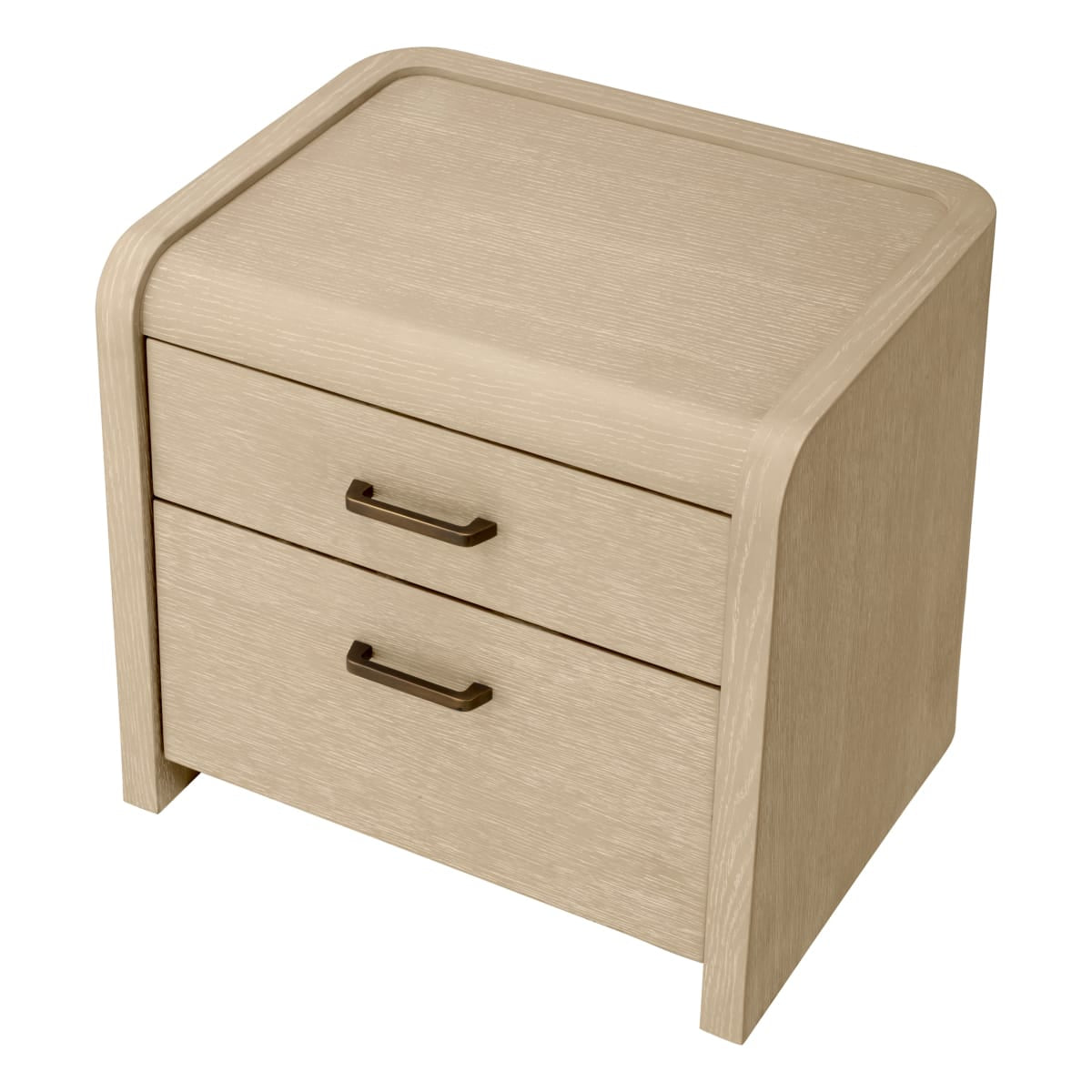 Eichholtz Sleeping Washed Oak Veneer Nightstand Joane House of Isabella UK