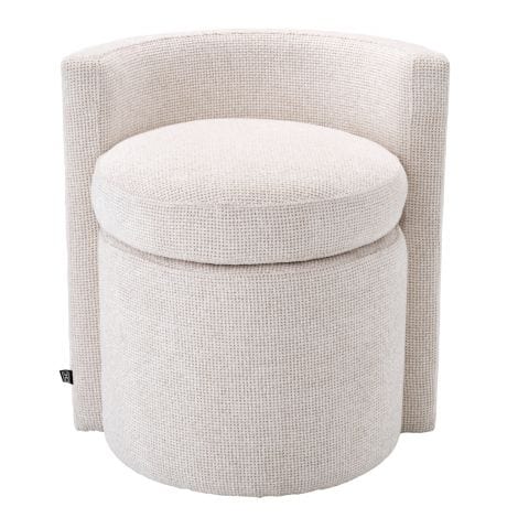Eichholtz STOOL ARCADIA - LYSSA OFF-WHITE House of Isabella UK