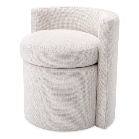 Eichholtz STOOL ARCADIA - LYSSA OFF-WHITE House of Isabella UK