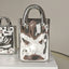 Elise Silver Handbag Decorative Vase