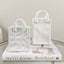Elise Mini White Handbag Decorative Vase