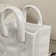 Elise Mini White Handbag Decorative Vase