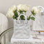 Elise Mini White Handbag Decorative Vase