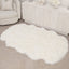 Elle Large Faux Fur White Hide Rug - 120x180cm