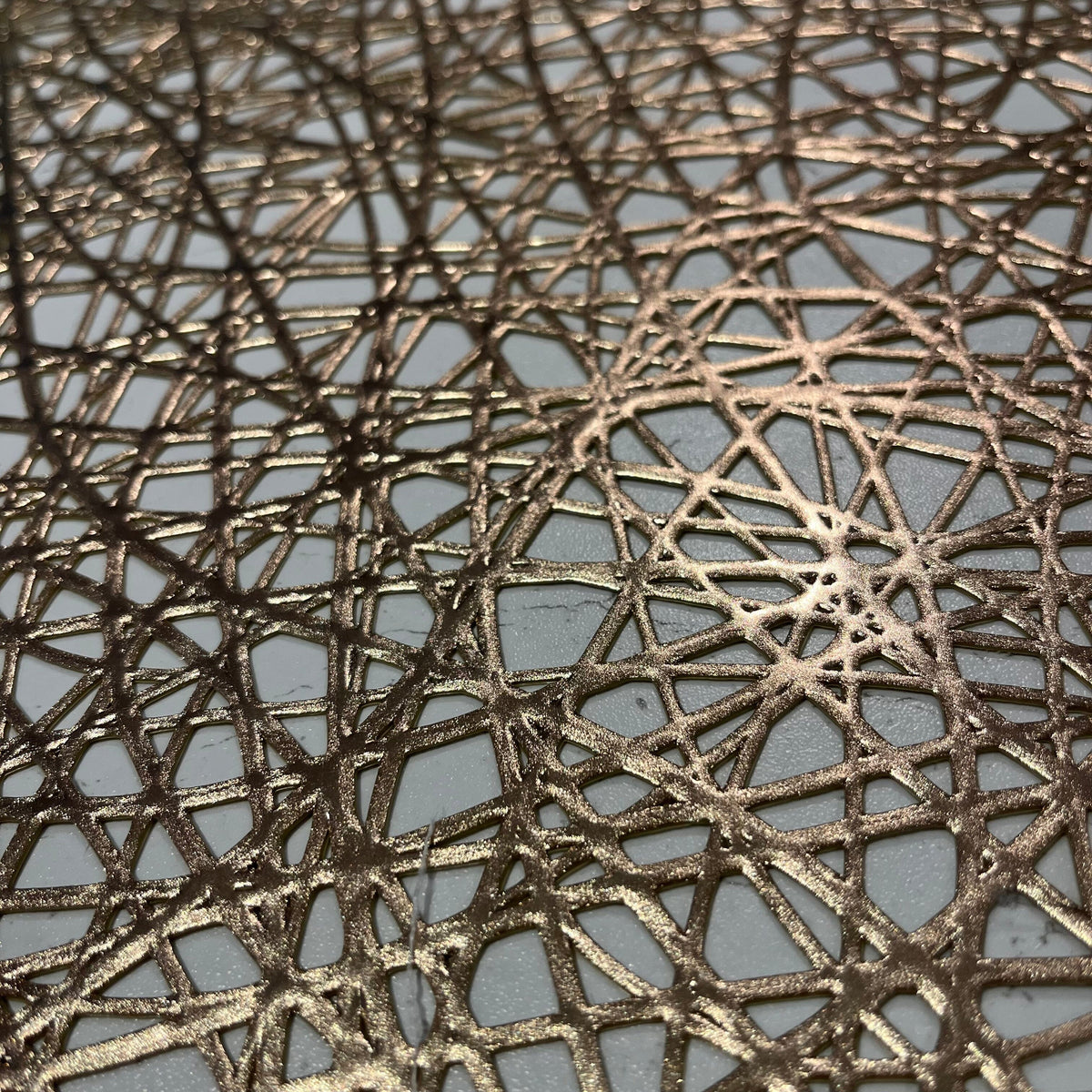 Emily Gold Round Placemat