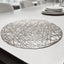 Emily Silver Round Placemat