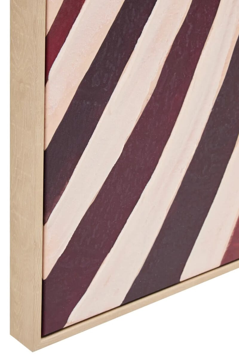 Esperance Accessories Astratto Textured Wall Art with Lady In The Stripe Dress House of Isabella UK