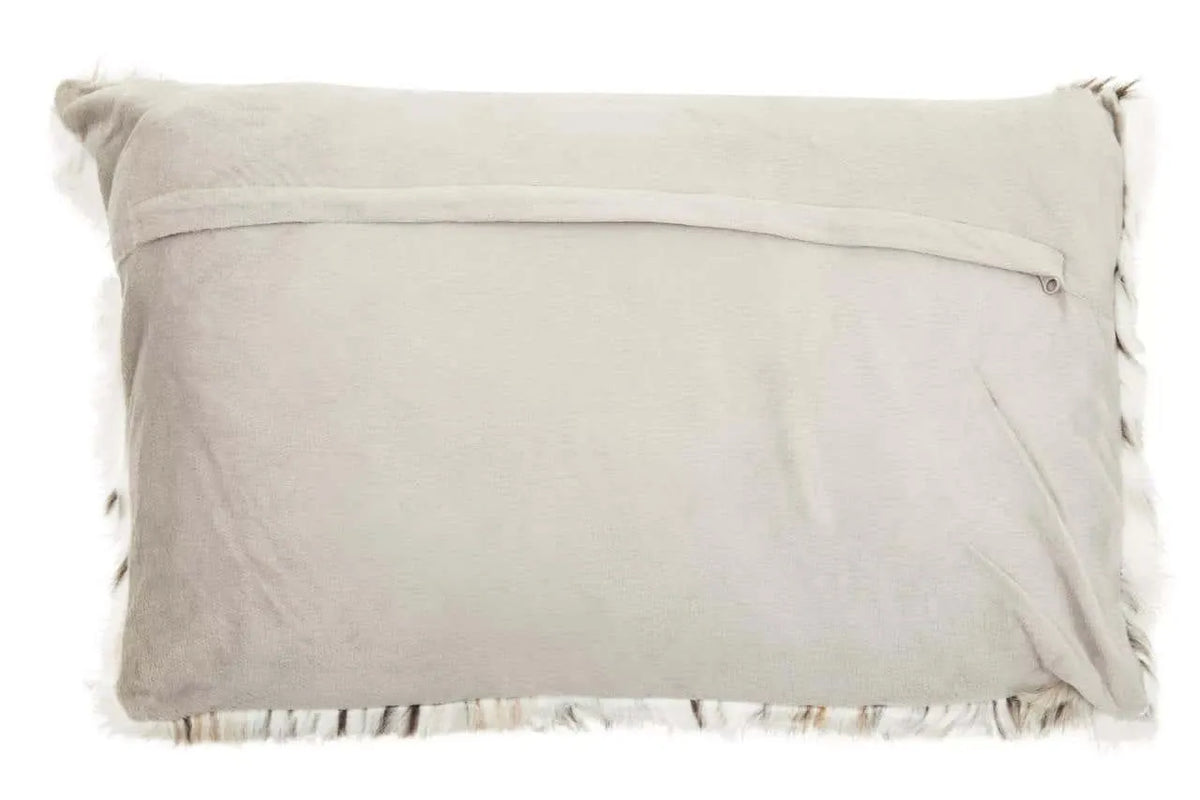 Esperance Accessories Bosie Lamina Animal Print Rectangular Fur Cushion House of Isabella UK
