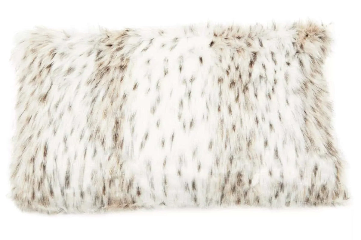 Esperance Accessories Bosie Lamina Animal Print Rectangular Fur Cushion House of Isabella UK