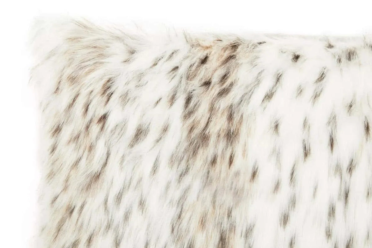 Esperance Accessories Bosie Lamina Animal Print Rectangular Fur Cushion House of Isabella UK
