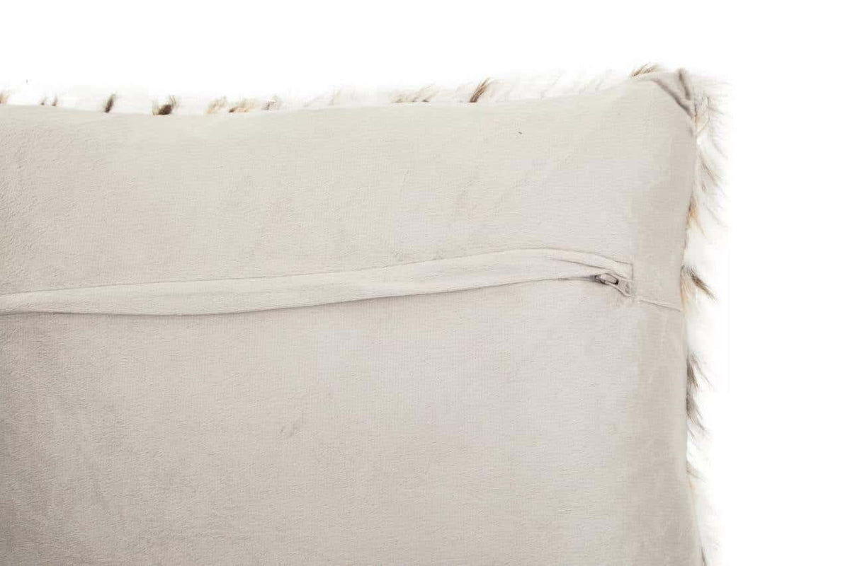 Esperance Accessories Bosie Lamina Animal Print Square Fur Cushion House of Isabella UK