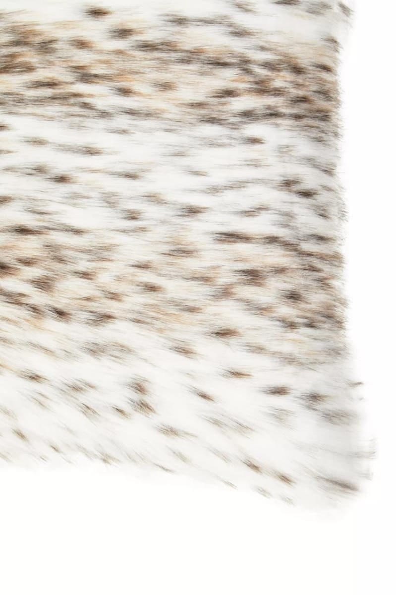 Esperance Accessories Bosie Lamina Animal Print Square Fur Cushion House of Isabella UK